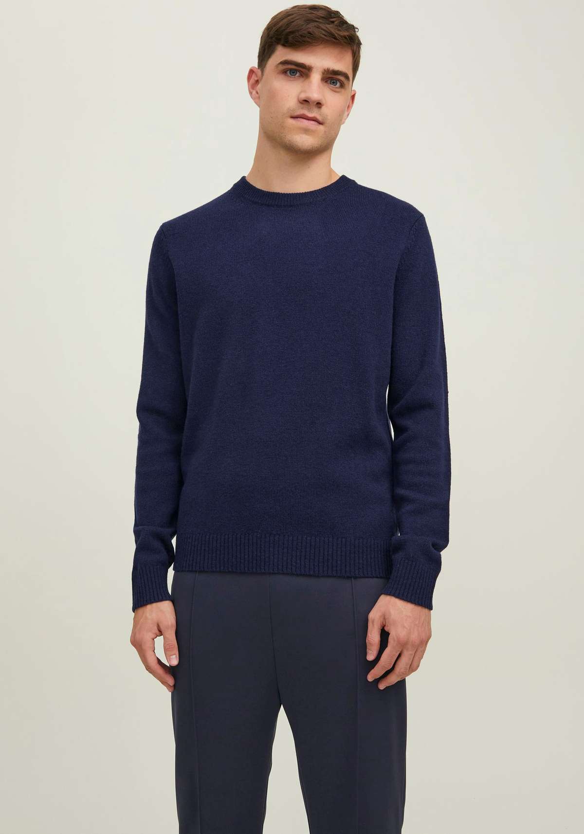 Свитер с круглым вырезом»JPRCCLAMBSWOOL KNIT CREW NECK LN«