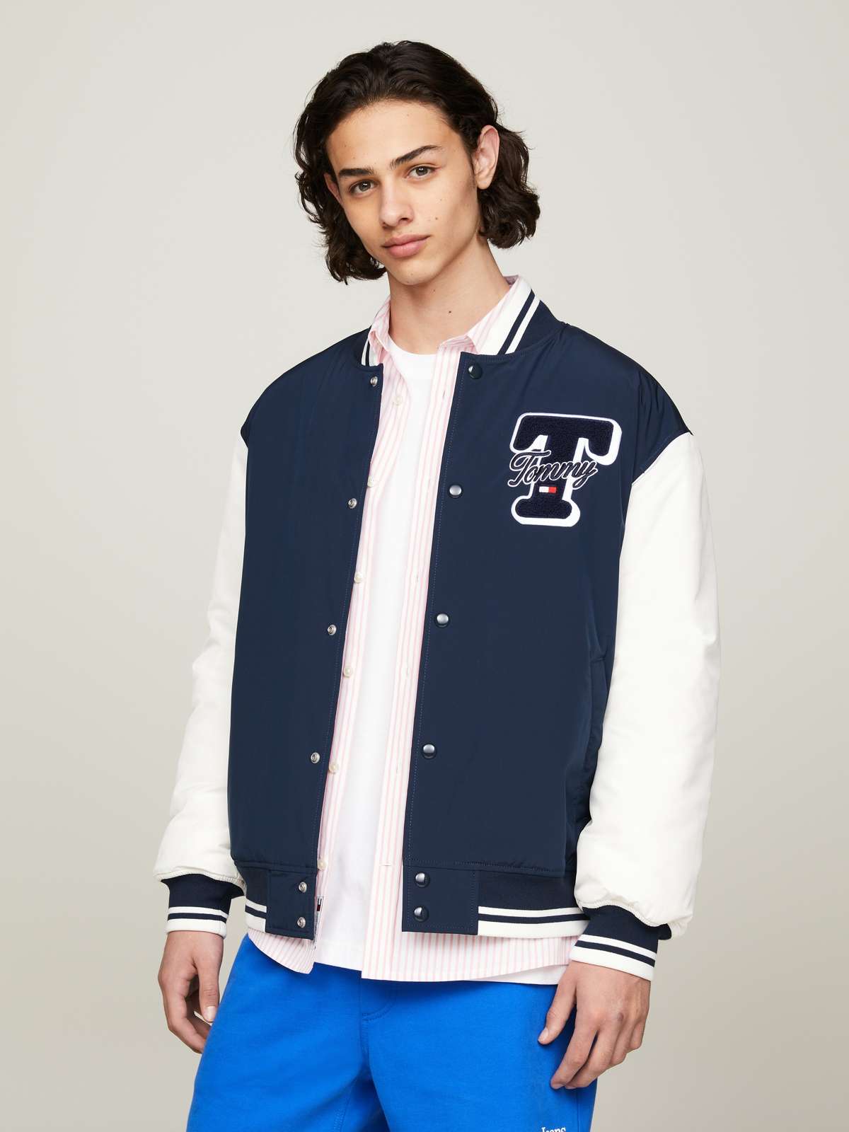 куртка колледжа TJM COLORBLOCK VARSITY JACKET