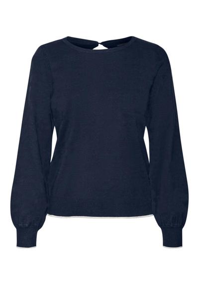 Вязаный свитер »VMALMA LS O-NCK BUTTON BACK PULLOVER BOO«