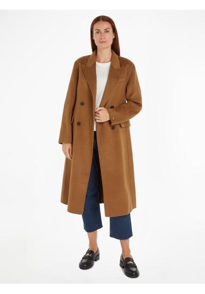 Зимнее пальто с вышивкой логотипа Tommy Hilfiger MD DF WOOL BLEND DB COAT