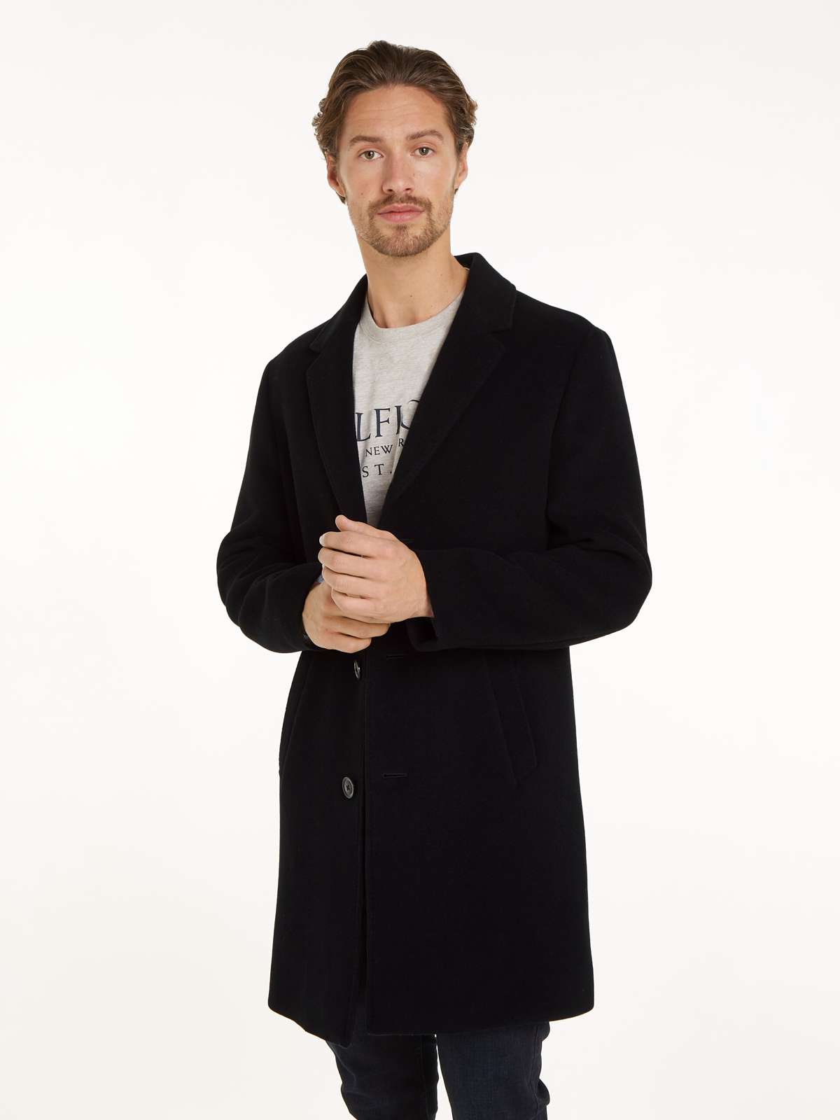 Длинное пальто»DC WOOL MIX COAT«