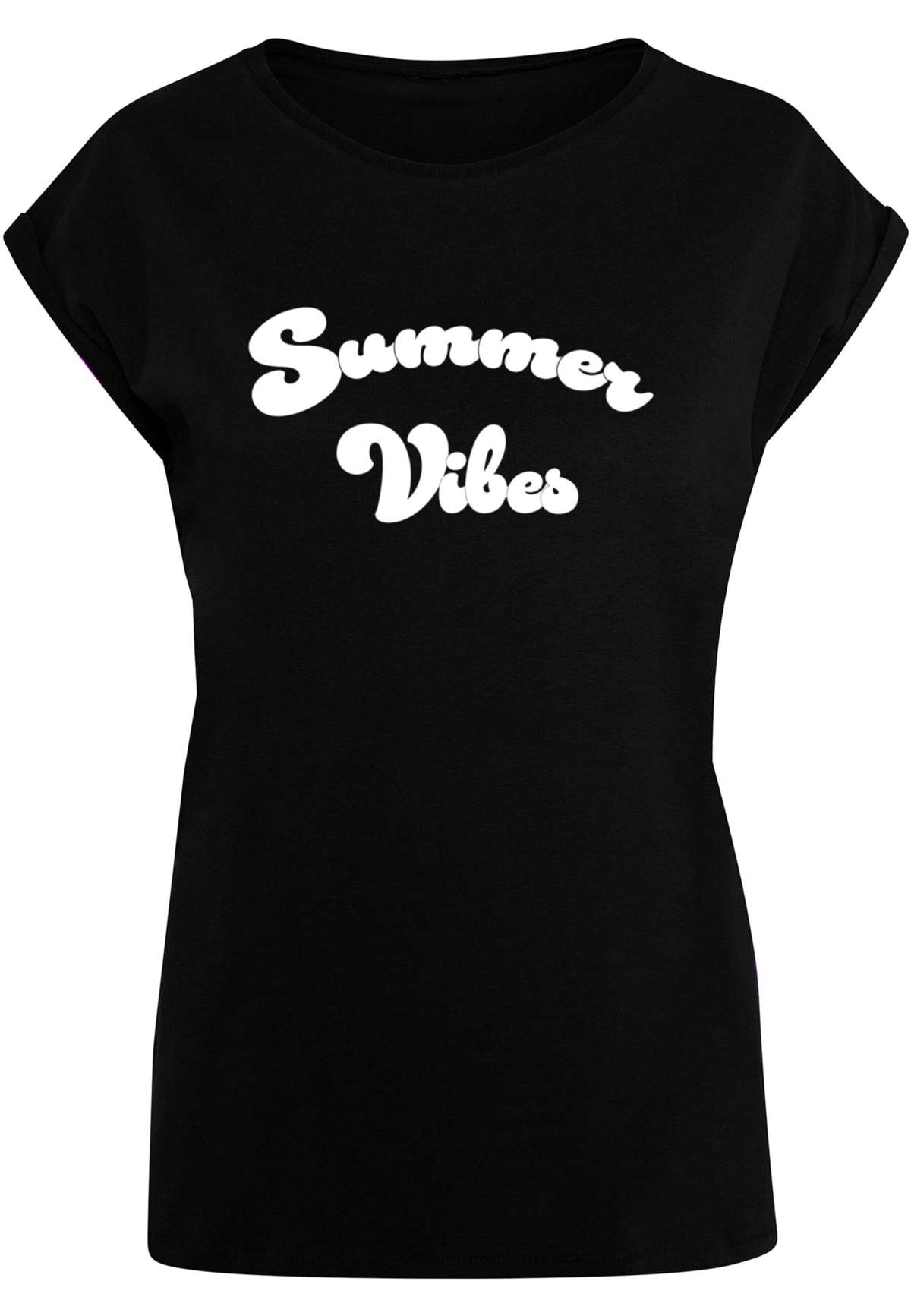 футболка »Damen Ladies Summer Vibes Extended Shoulder Tee«