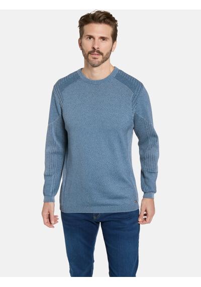 Свитер с круглым вырезом и структурированными деталями Pullover ALFIZIO