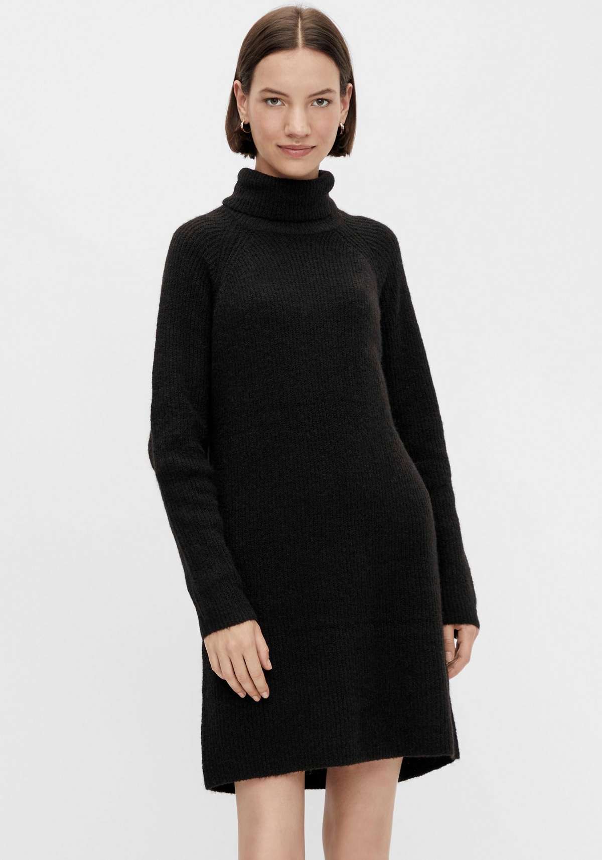 Трикотажное платье PCELLEN LS HIGH NECK KNIT DRESS NOOS BC