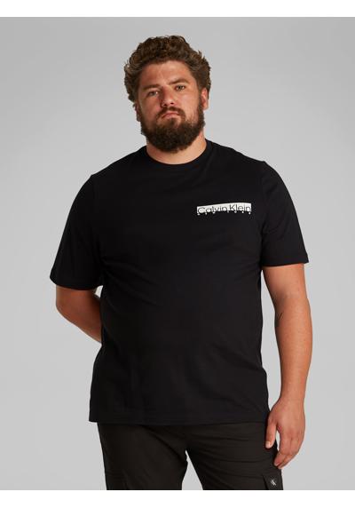 Рубашка с круглым вырезом больших размеров с логотипом BT_NY CHEST BOX LOGO T-SHIRT