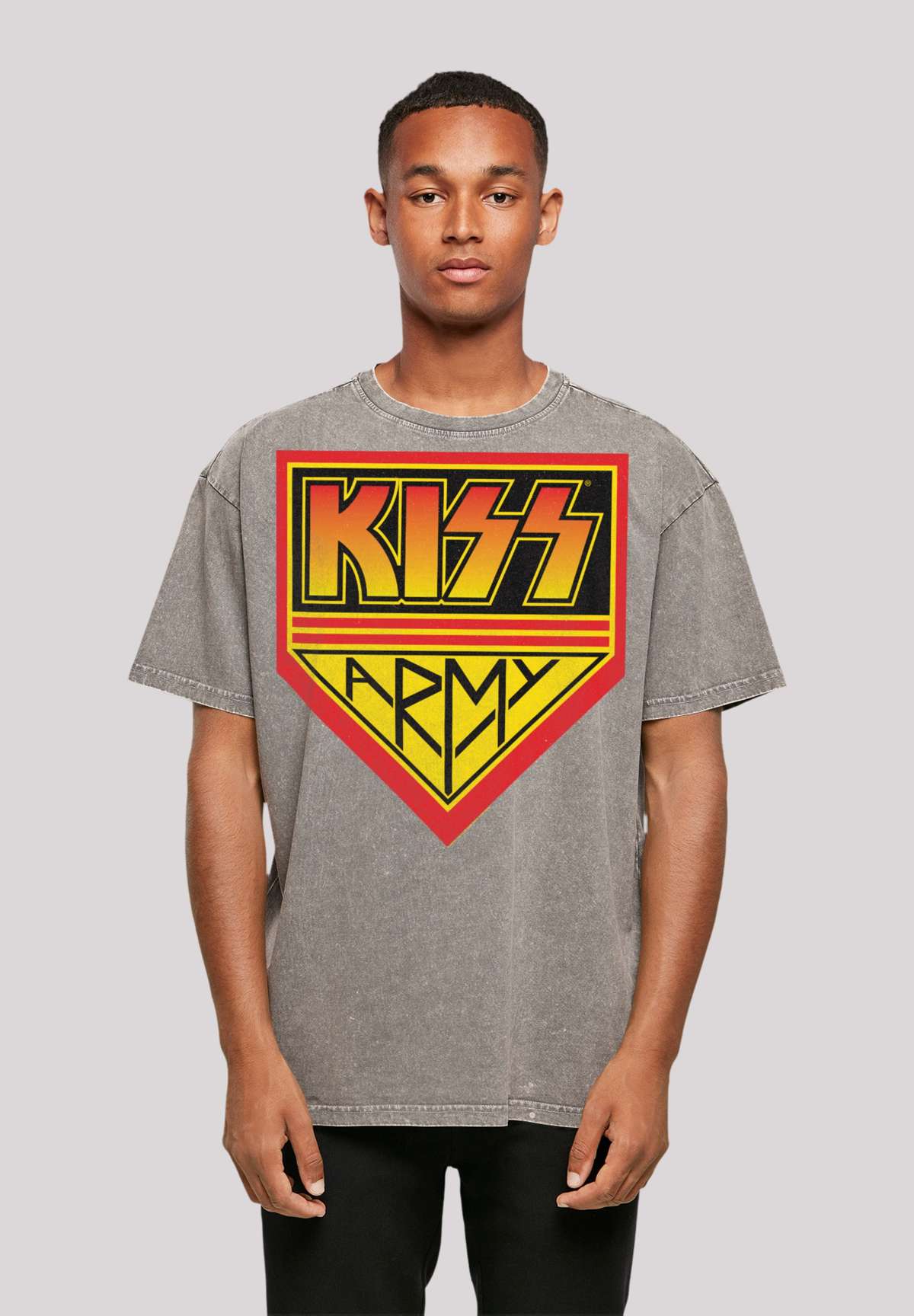 футболка Kiss Rock Band Army Logo