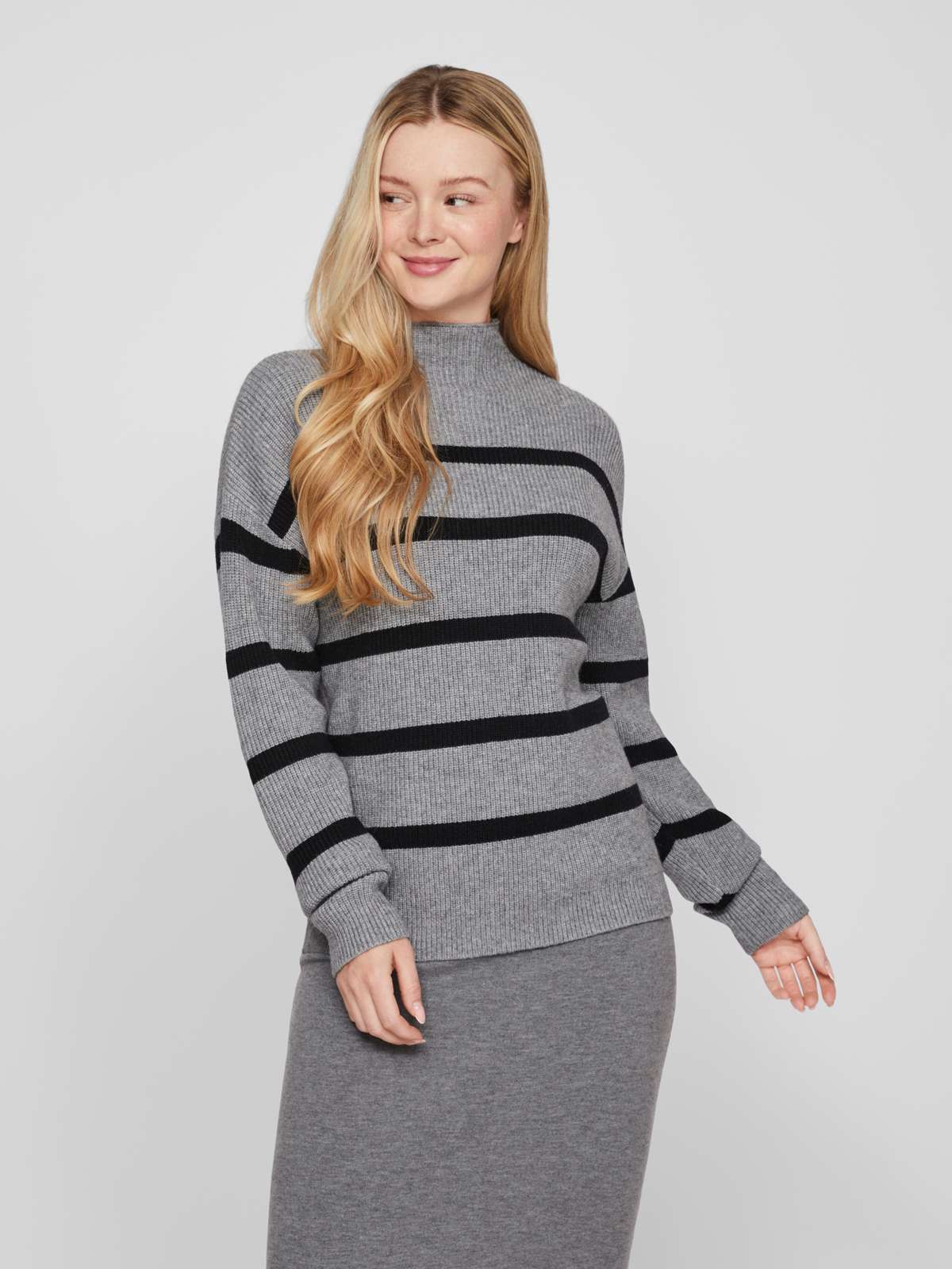 Свитер с воротником-стойкой VIRIL MOCKNECK L/S KNIT RIB TOP 2- NOOS