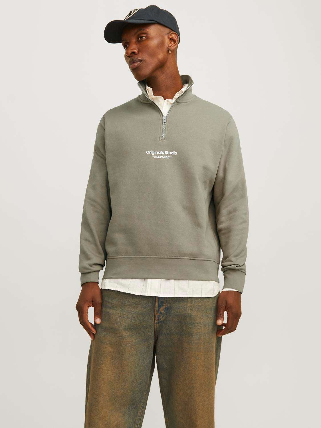 толстовка»JORVESTERBRO SWEAT QUARTER ZIP HN NOOS«