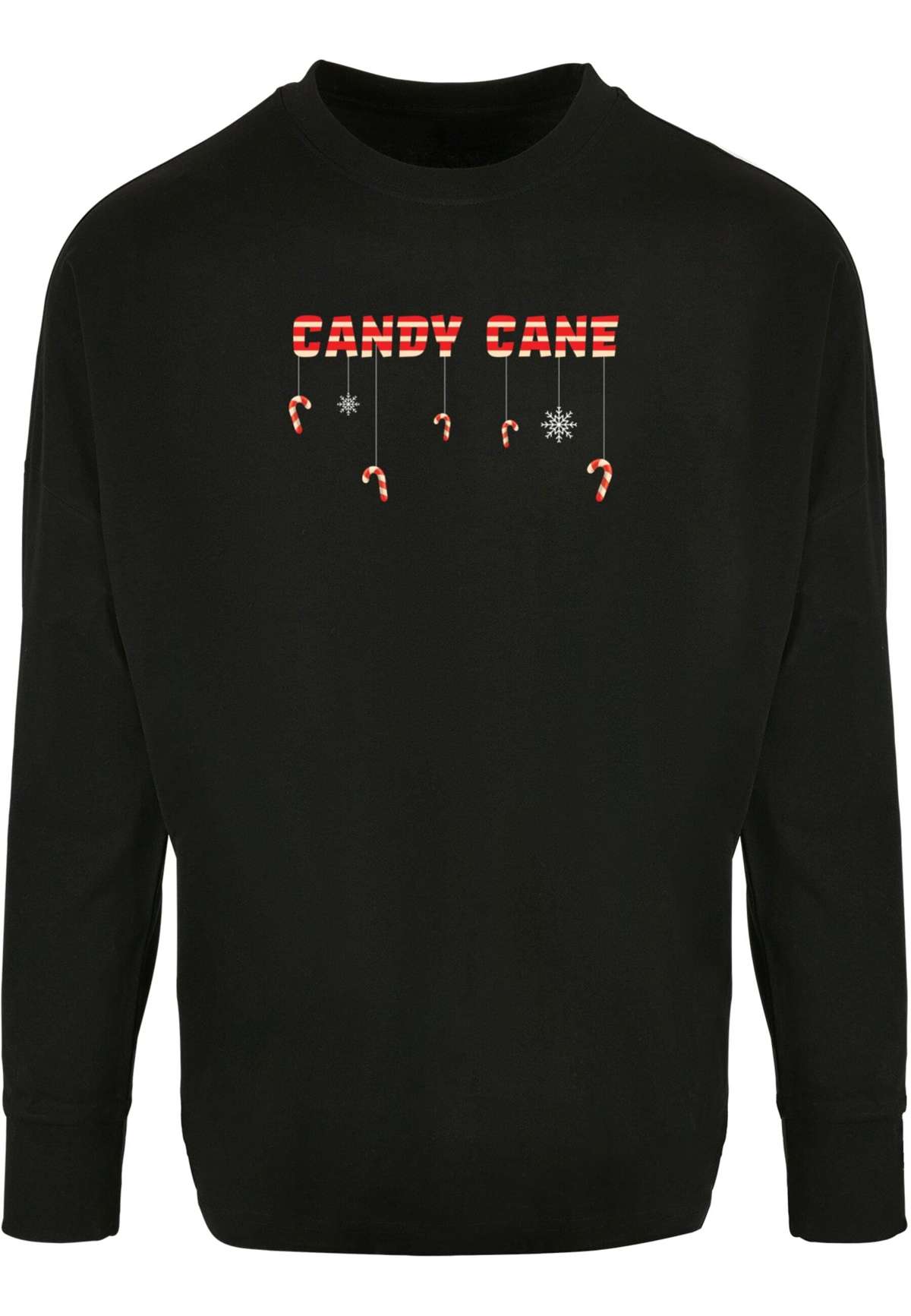 Длинный рукав»Herren Candy Cane Oversized Cut On Sleeve Longsleeve«