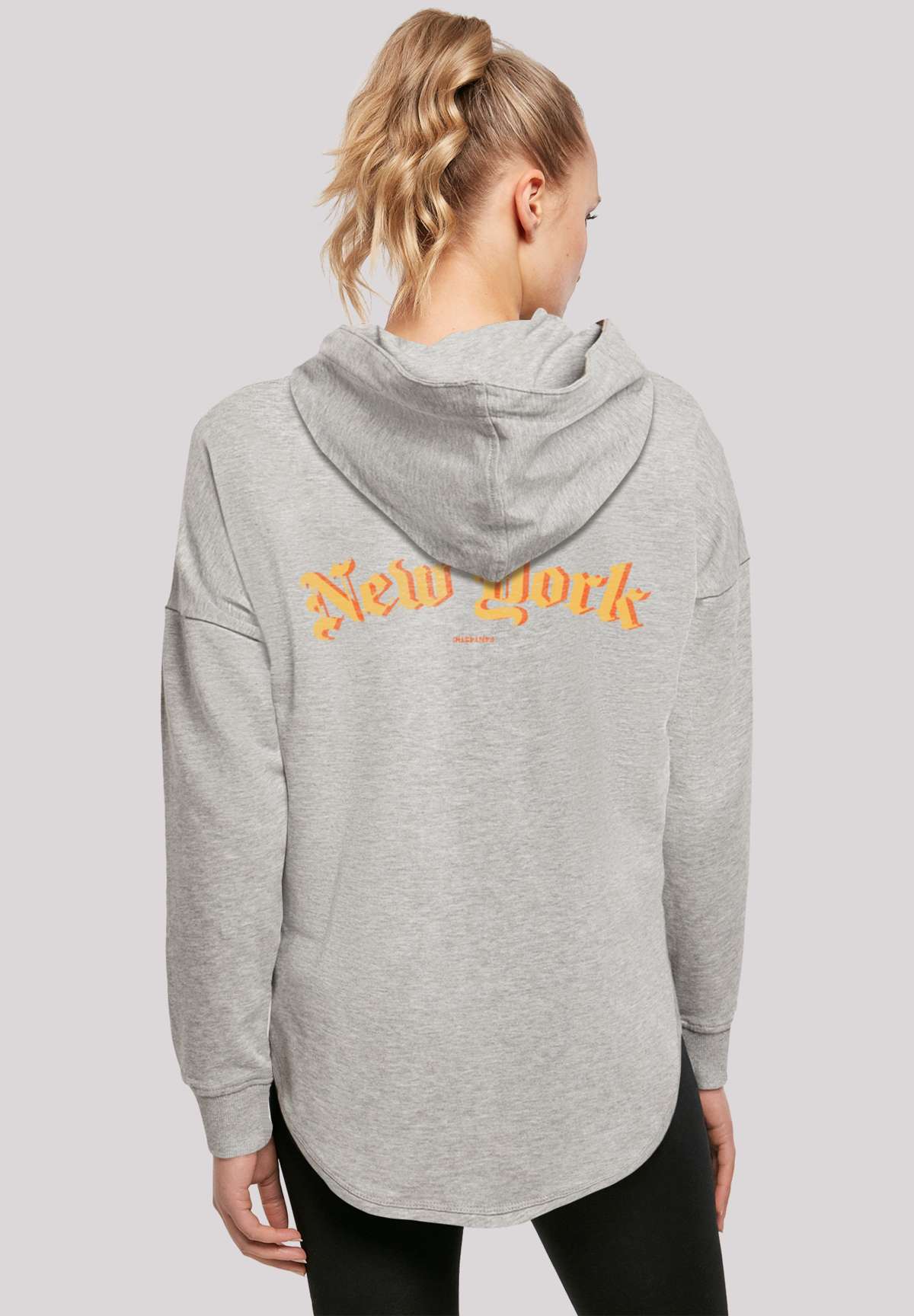 Толстовка с капюшоном »New York Orange OVERSIZE HOODIE«