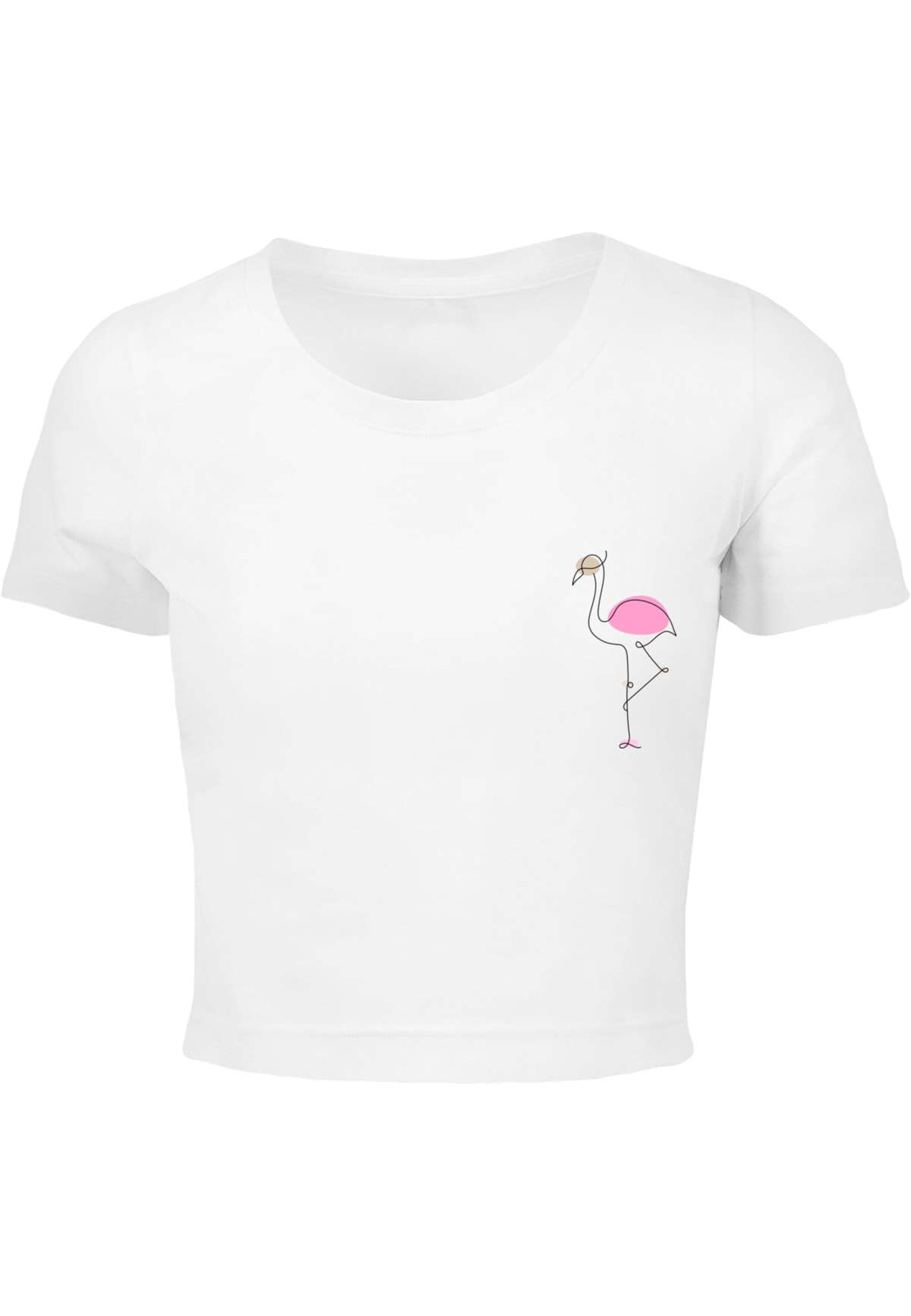 футболка Damen Ladies Flamingo Cropped Tee