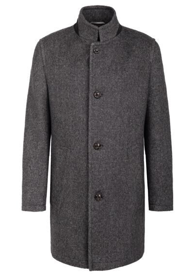 Шерстяное пальто из смеси переработанной шерсти.