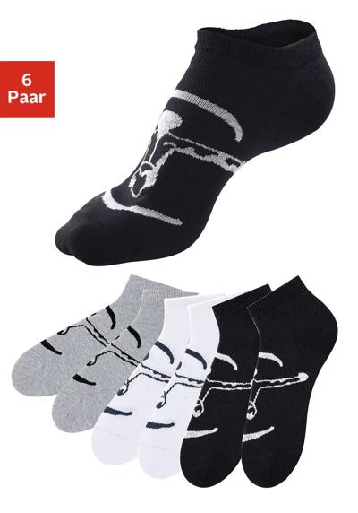 Носки-кроссовки (упаковка 6 пар), идеальны для спорта и отдыха.