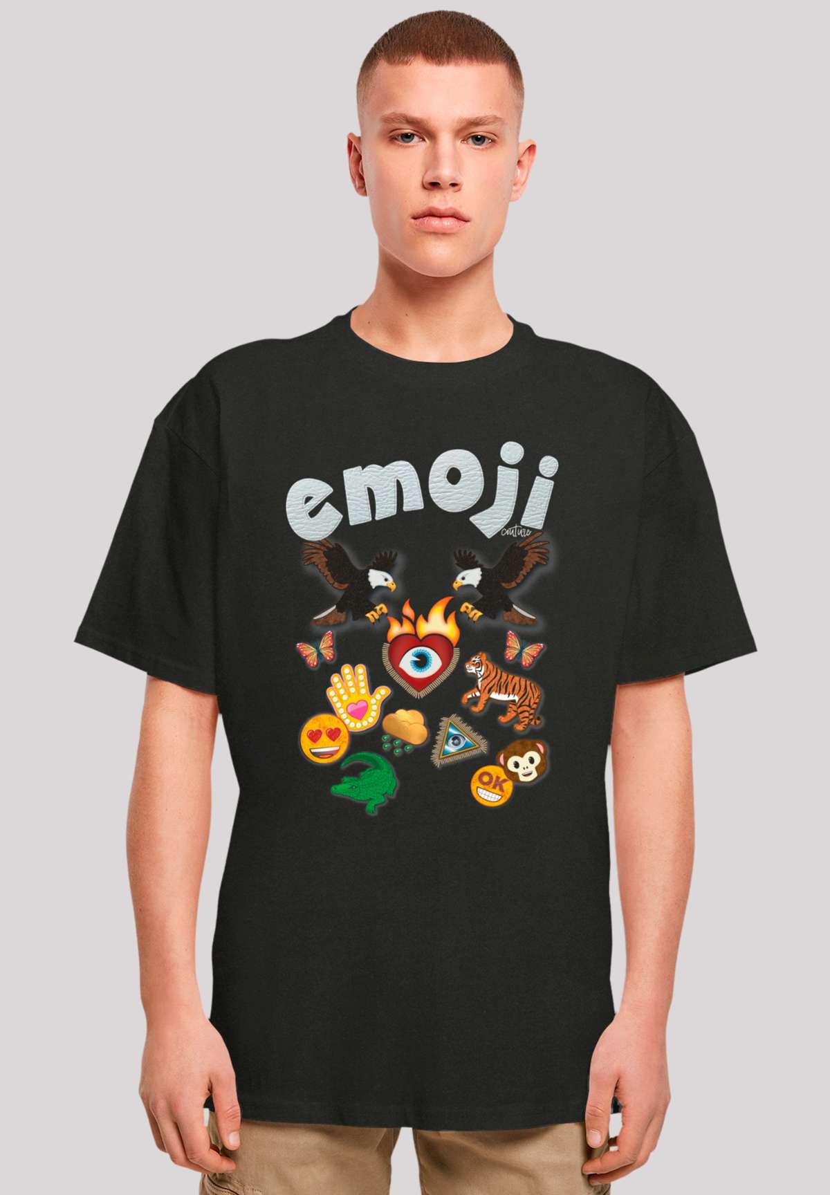 футболка»emoji couture logo with icons«