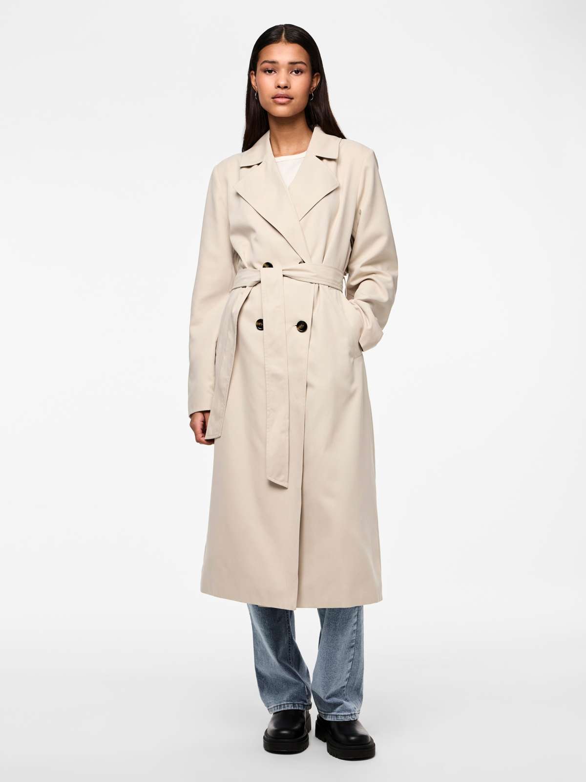 Тренч »PCSCARLETT LS TRENCHCOAT NOOS«