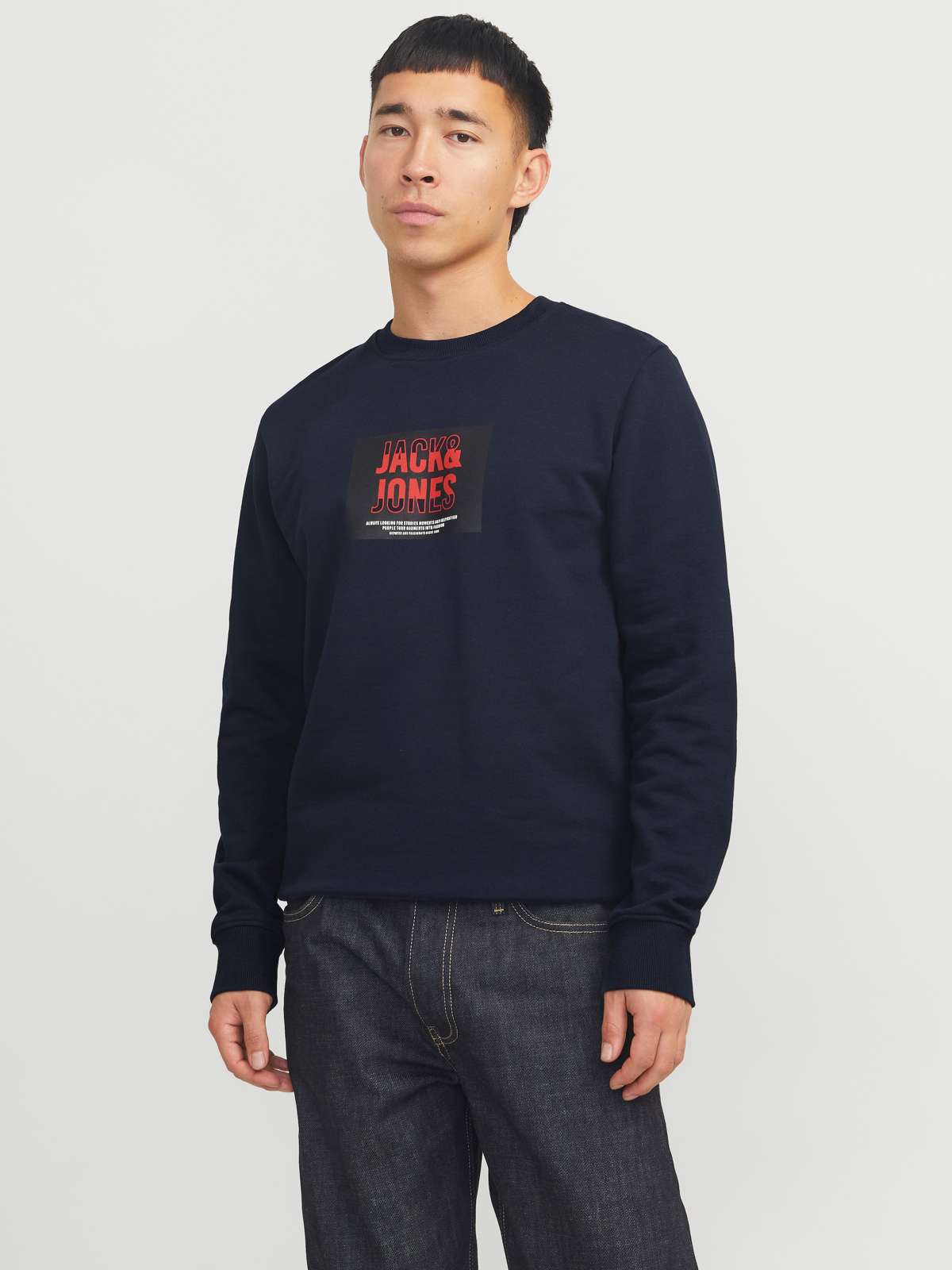 толстовка JJHUDSON SWEAT CREW NECK