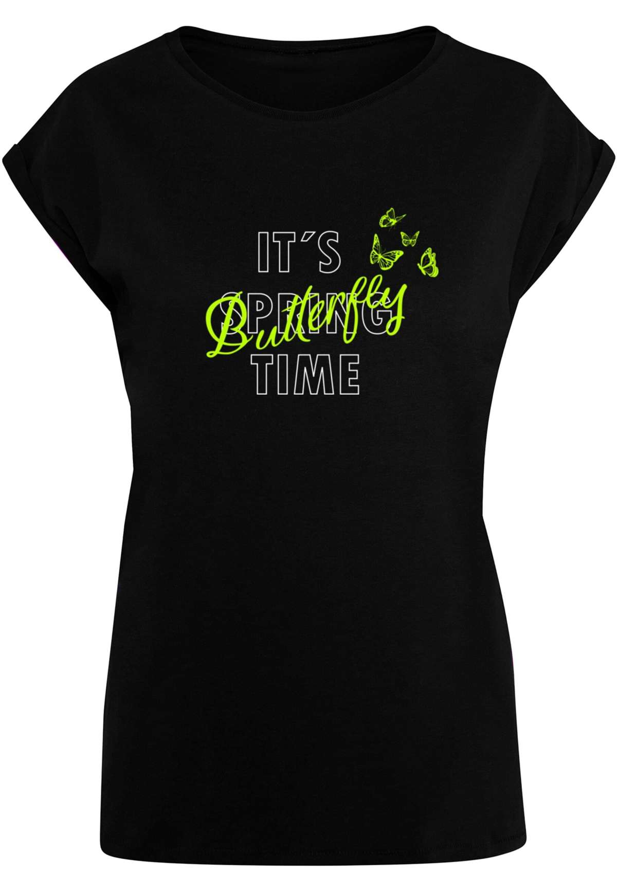 футболка »Damen Ladies It?s Spring Time Extended Shoulder Tee«