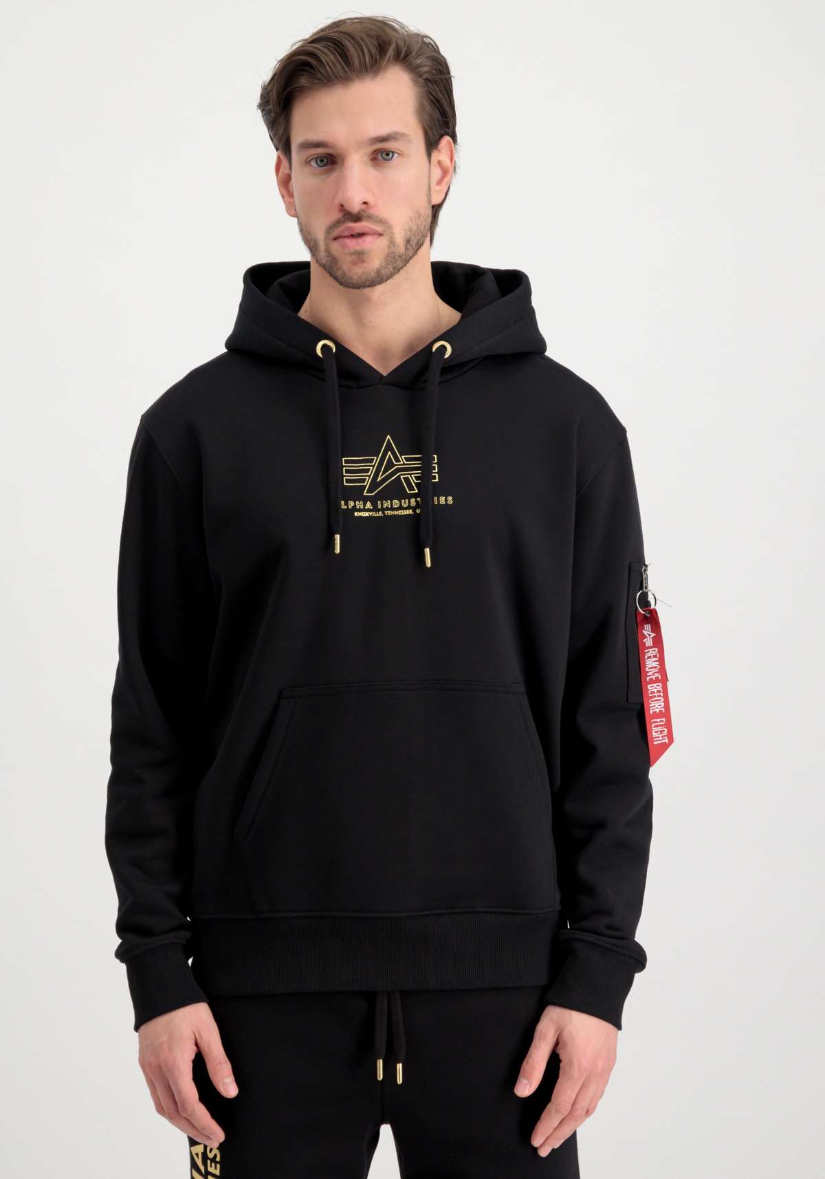 Толстовка с капюшоном Men - Hoodies Basic Hoodie ML Foil Print