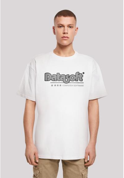 футболка DATASOFT Logo black Retro Gaming SEVENSQUARED