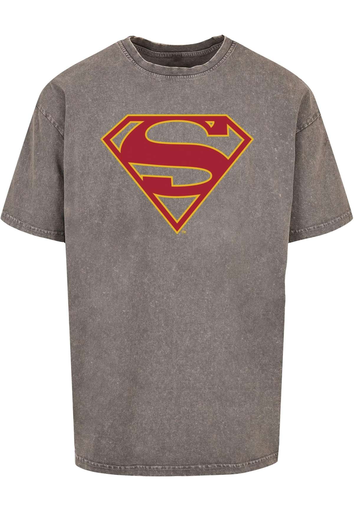 футболка»Herren Supergirl - Logo Acid Washed Oversized Tee«