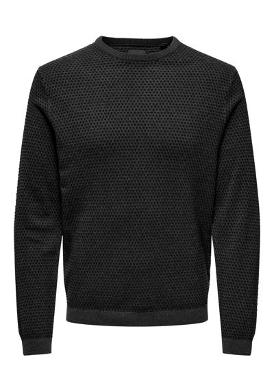 Свитер с круглым вырезом»ONSTAPA REG 12 STRUC LS CREW KNIT NOOS«