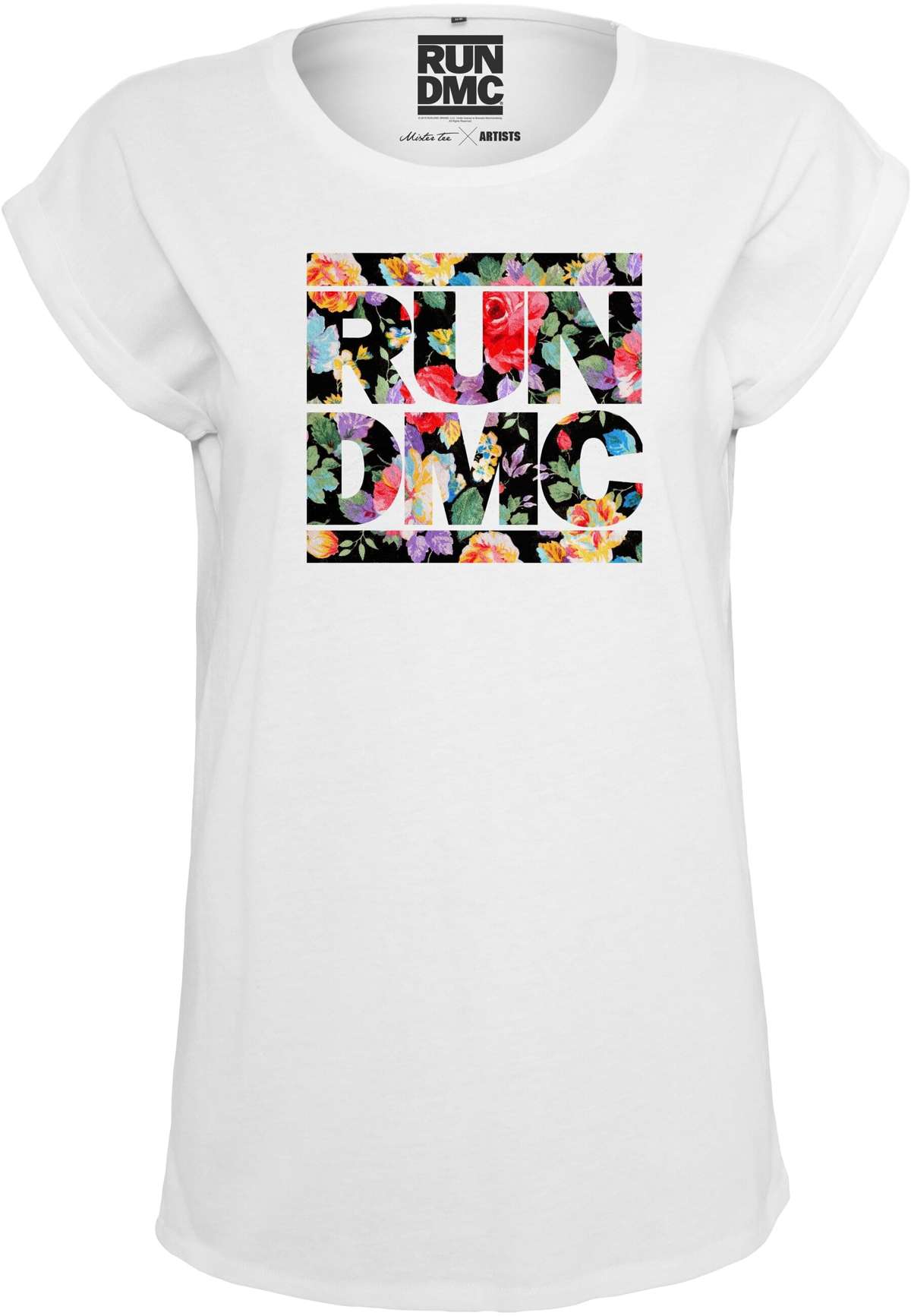 футболка Damen Ladies RUN DMC Floral Tee