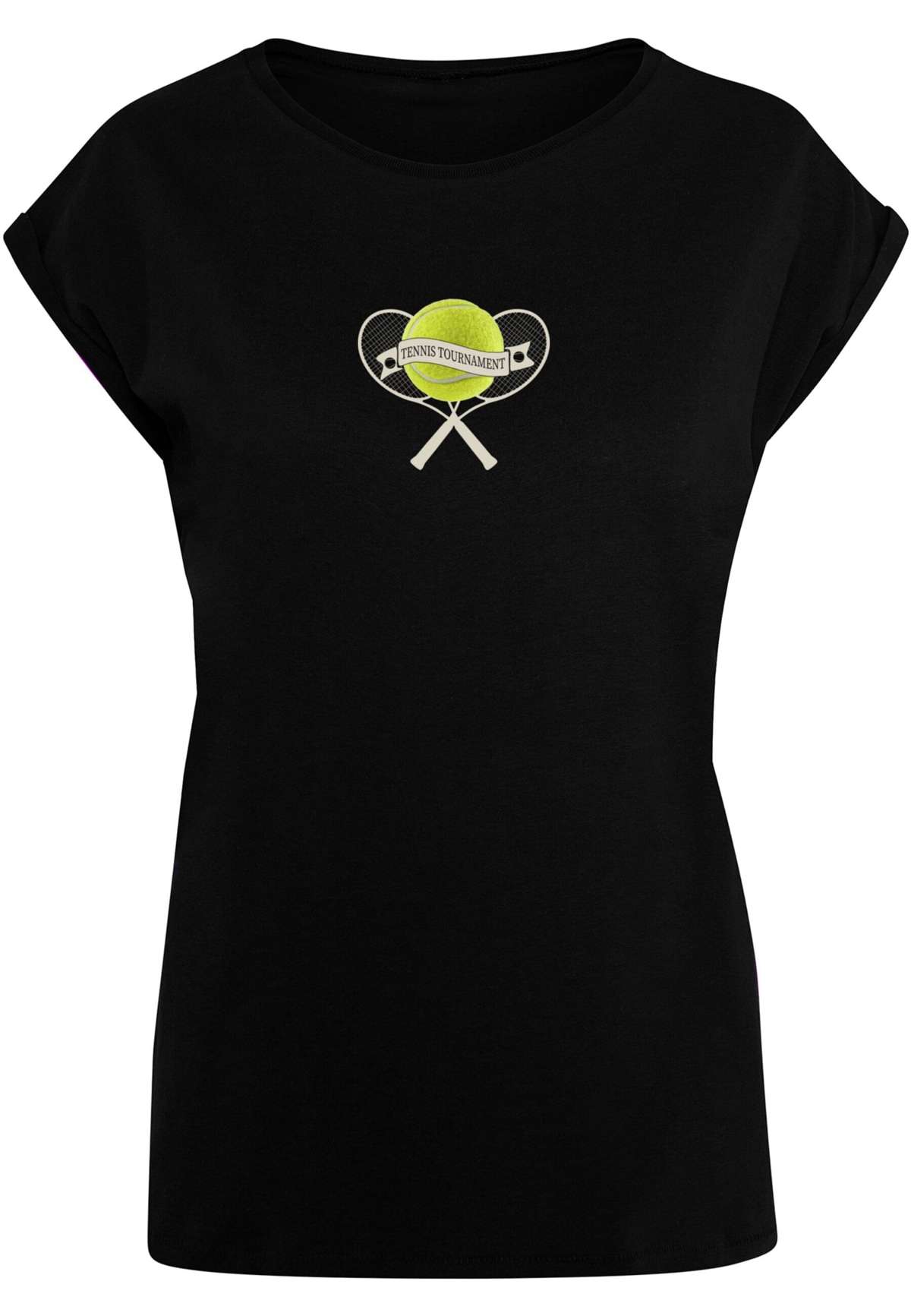 футболка »Damen Ladies Tennis Tournament Extended Shoulder Tee«