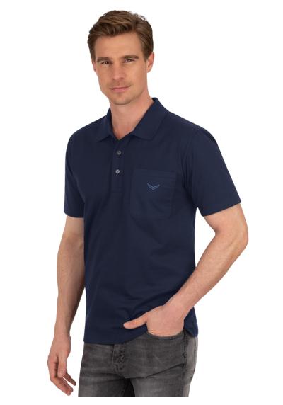 рубашка поло TRIGEMA Poloshirt aus Single-Jersey