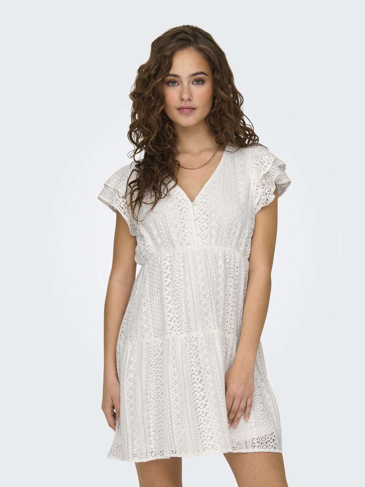 Мини-платье ONLHELENA LACE CAPSL DRESS WVN NOOS