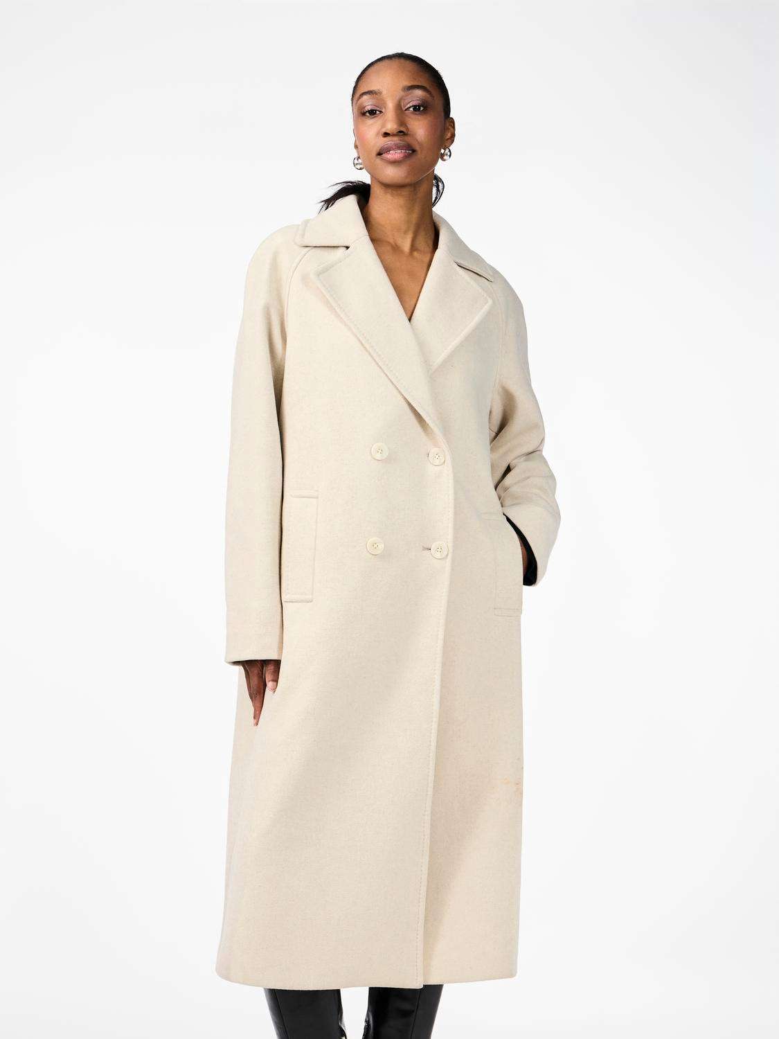 Длинное пальто »YASMARGOT LS LONG COAT S. NOOS«