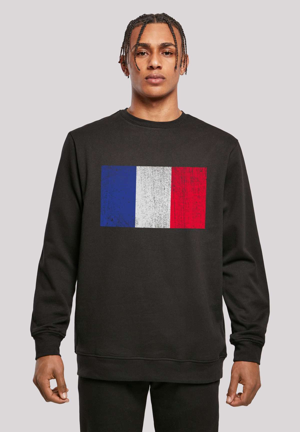 Толстовка с капюшоном»France Frankreich Flagge distressed«