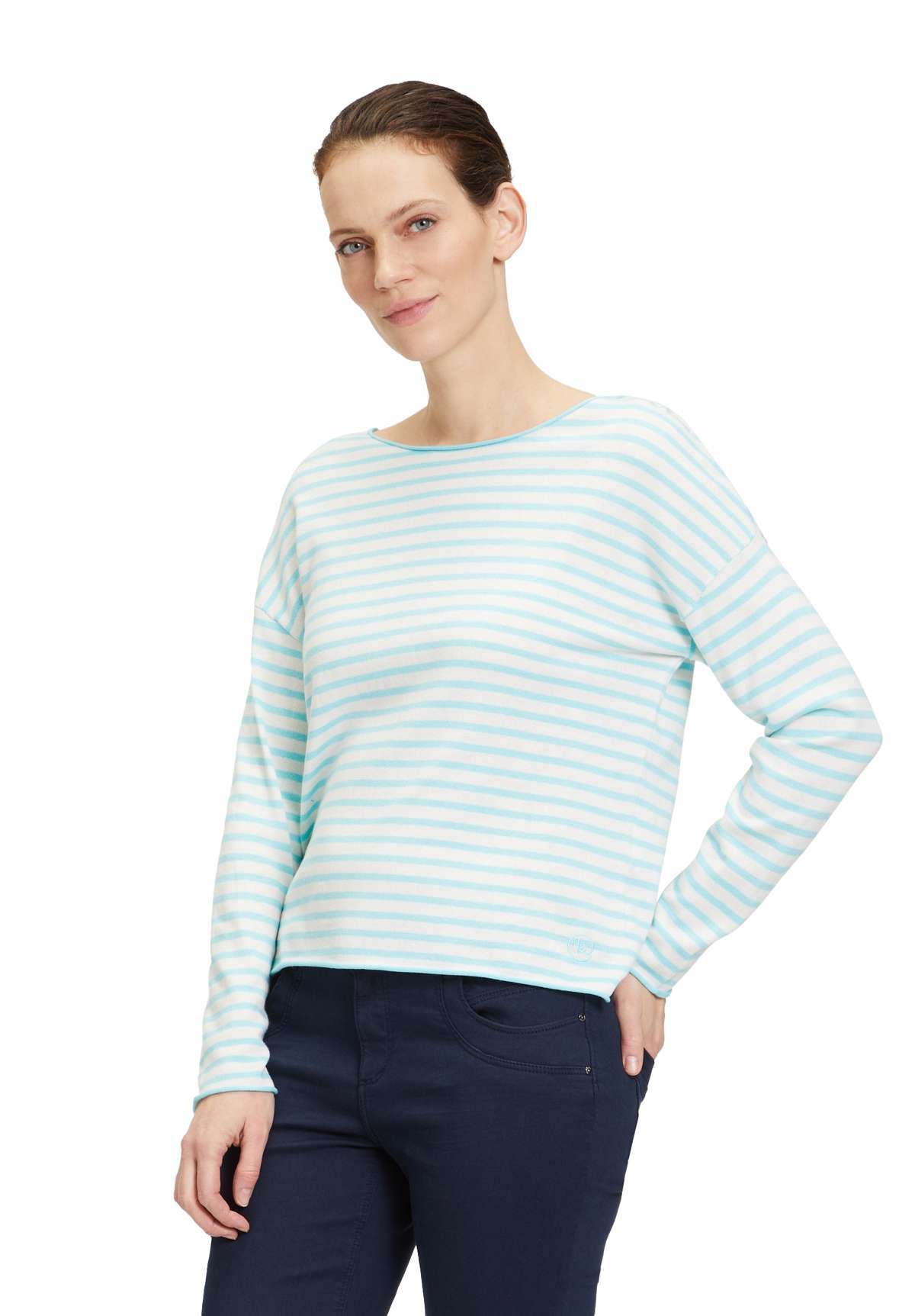 Вязаный свитер »Betty & Co Strickpullover mit U-Boot-Ausschnitt«