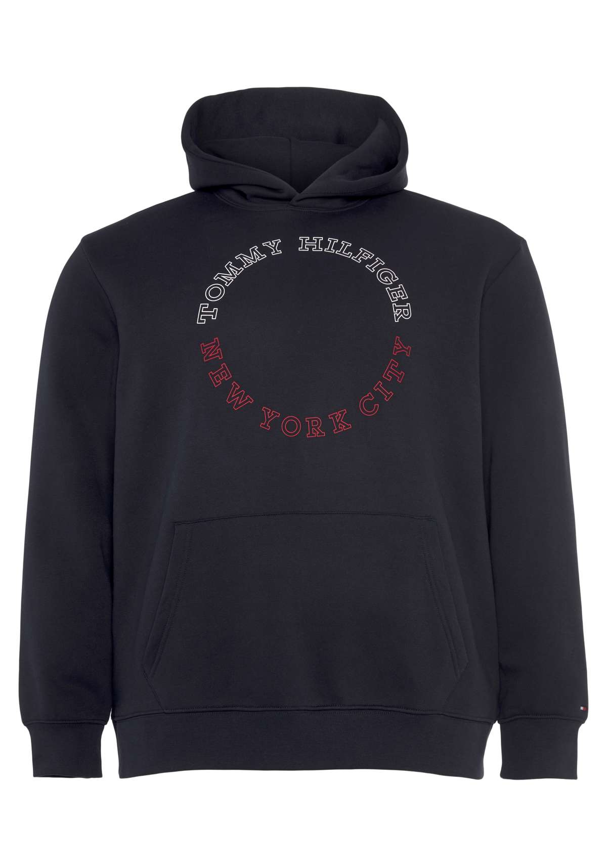 Толстовка больших размеров»BT-MONOTYPE ROUNDALL HOODY-B«