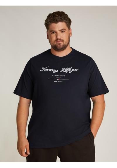 Рубашка с круглым вырезом больших размеров BT-SCRIPT LOGO TEE-B