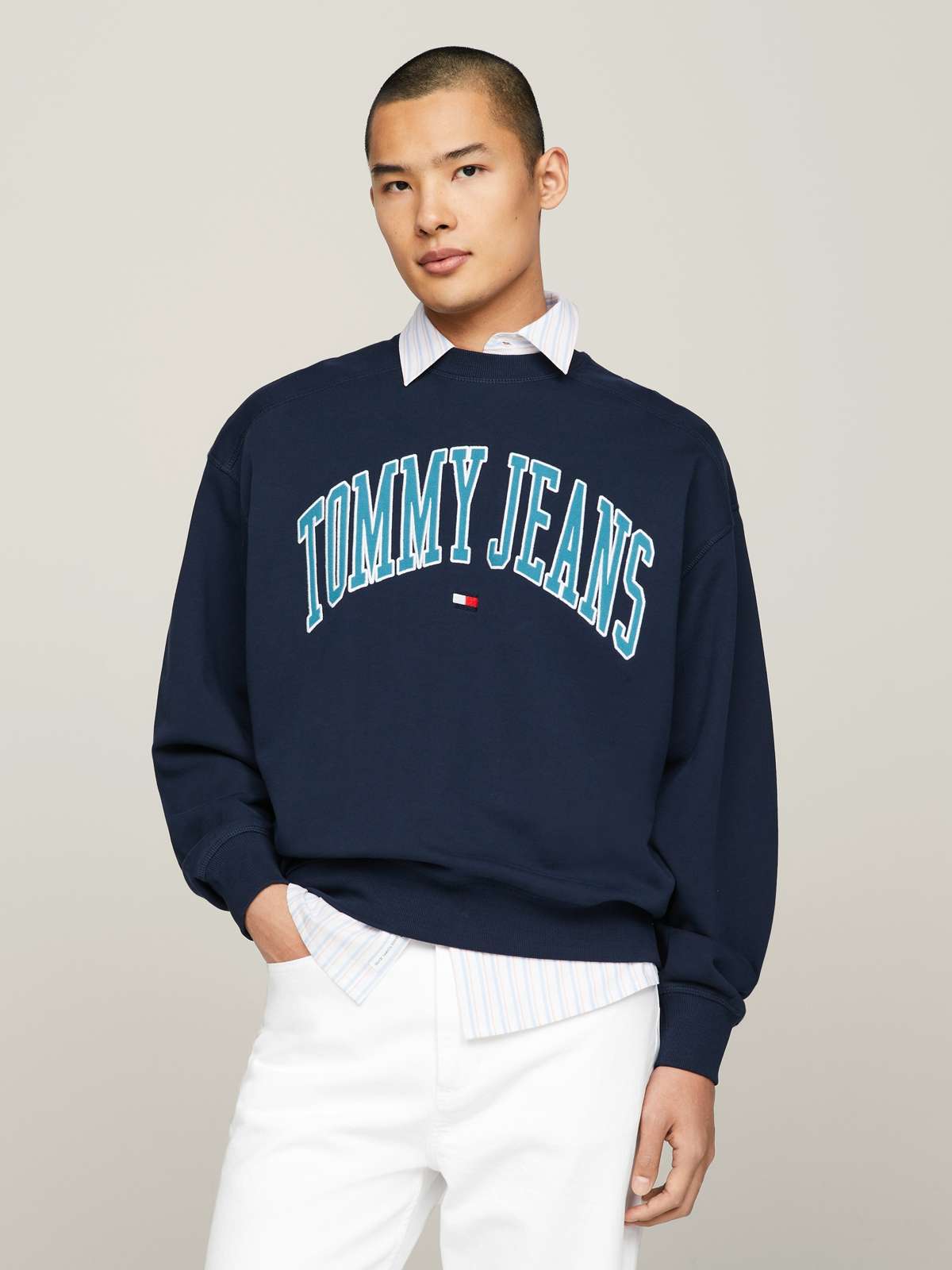 толстовка»TJM BOXY POP VARSITY CREW«