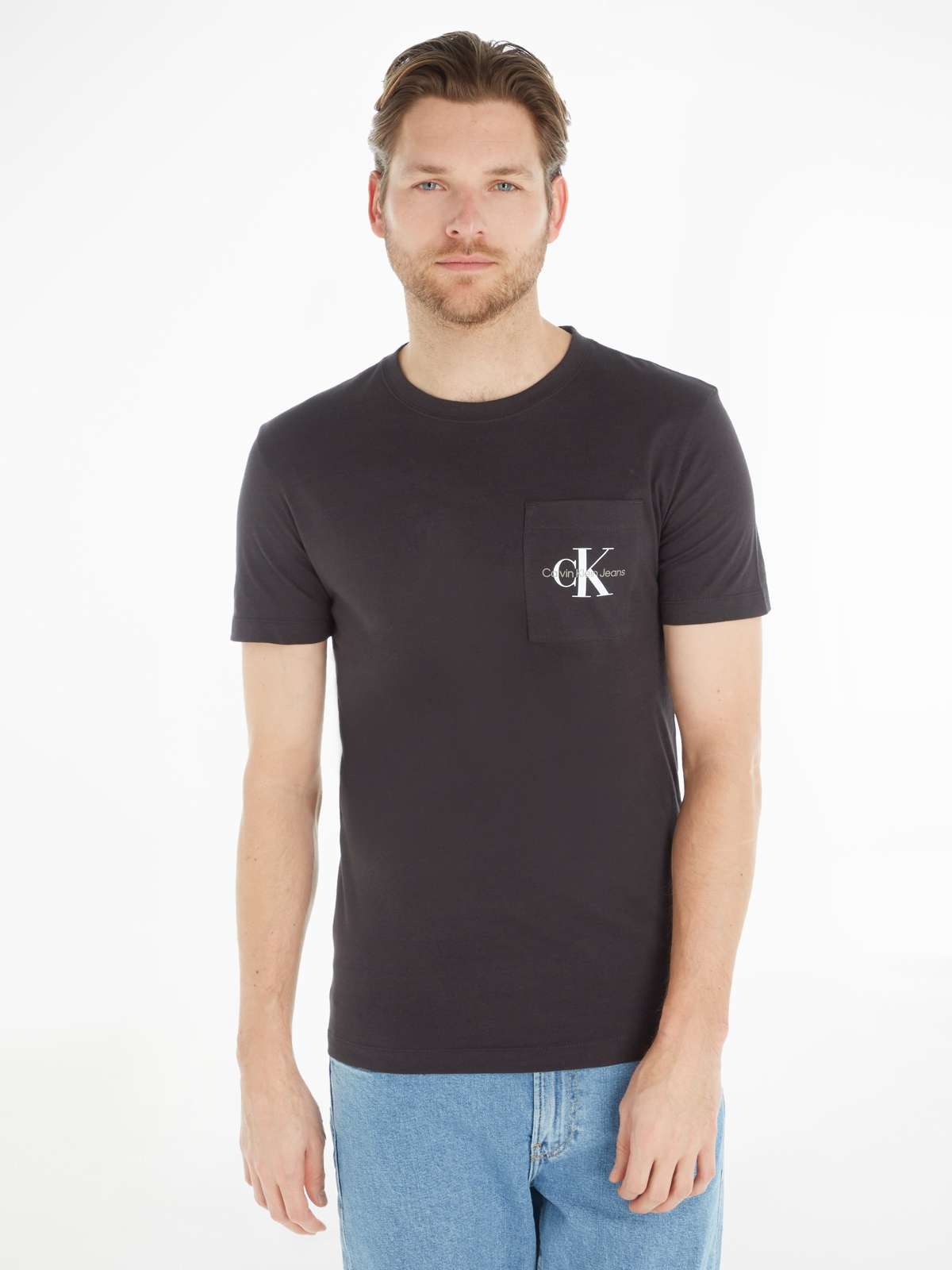 футболка CORE MONOGRAM POCKET SLIM TEE