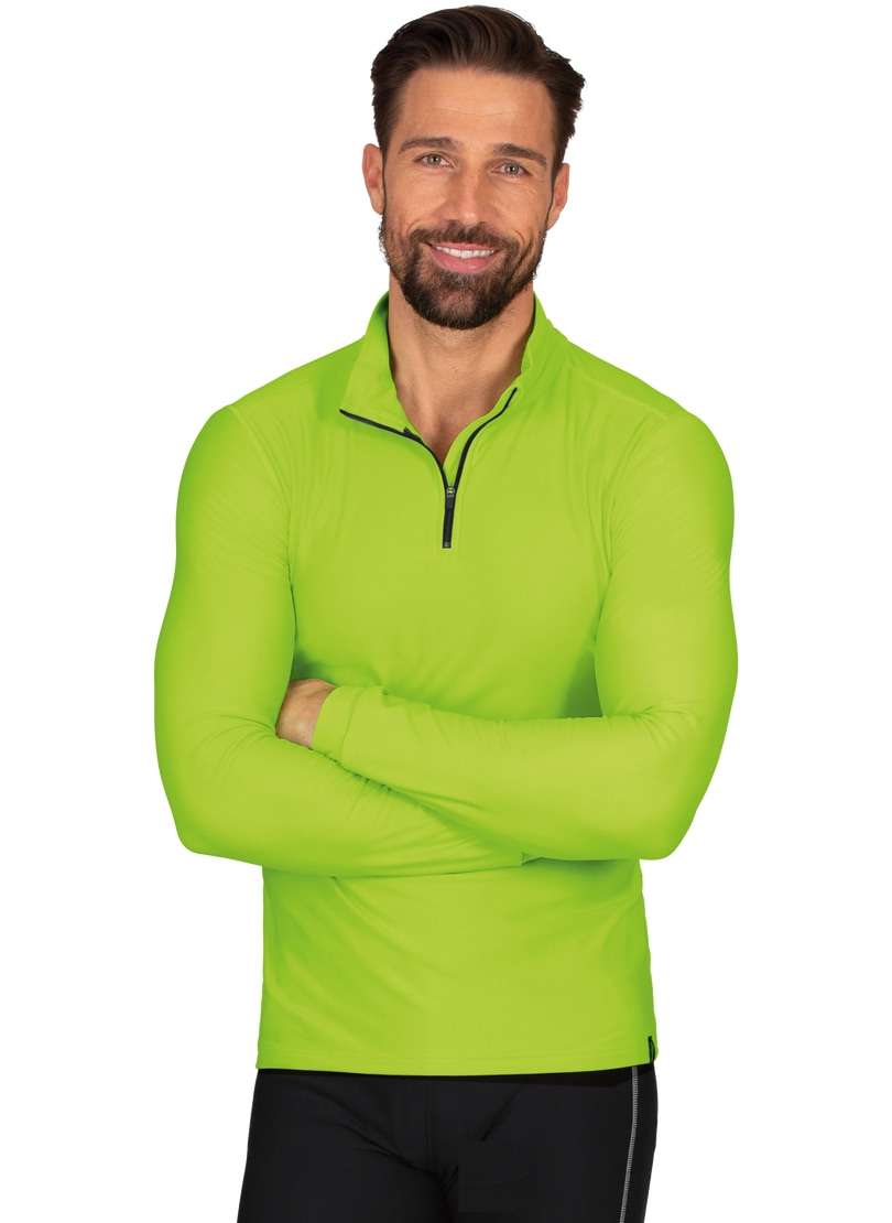 толстовка»TRIGEMA Langarmeliges Sportshirt mit Rei?verschluss«