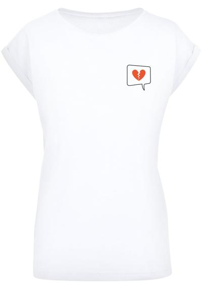 футболка Damen Ladies Heartbreak Extended Shoulder Tee