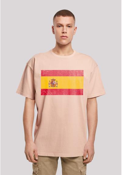 футболка»Spain Spanien Flagge distressed«