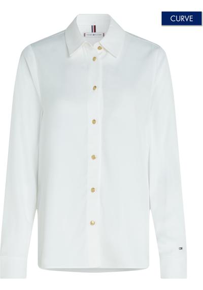 Блузка-рубашка больших размеров CRV GOLD BUTTON VISCOSE LS SHIRT