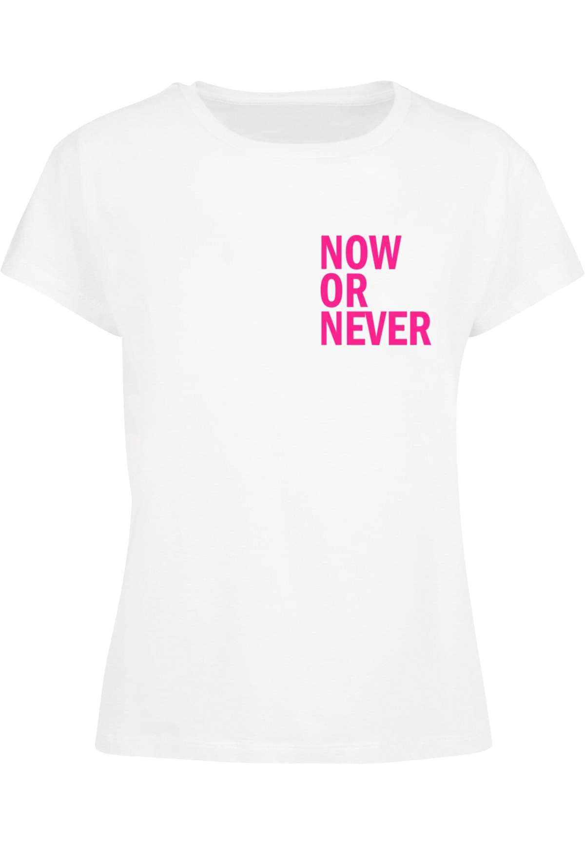 футболка »Damen Ladies Now Or Never Box Tee«