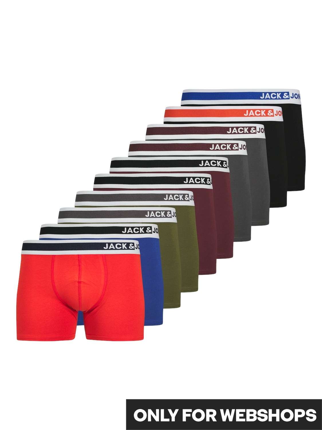 Ствол»JACJIMMY SOLID TRUNKS 10 PACK«