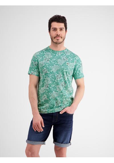 футболка»LERROS T-Shirt fur Herren mit floralem Print«