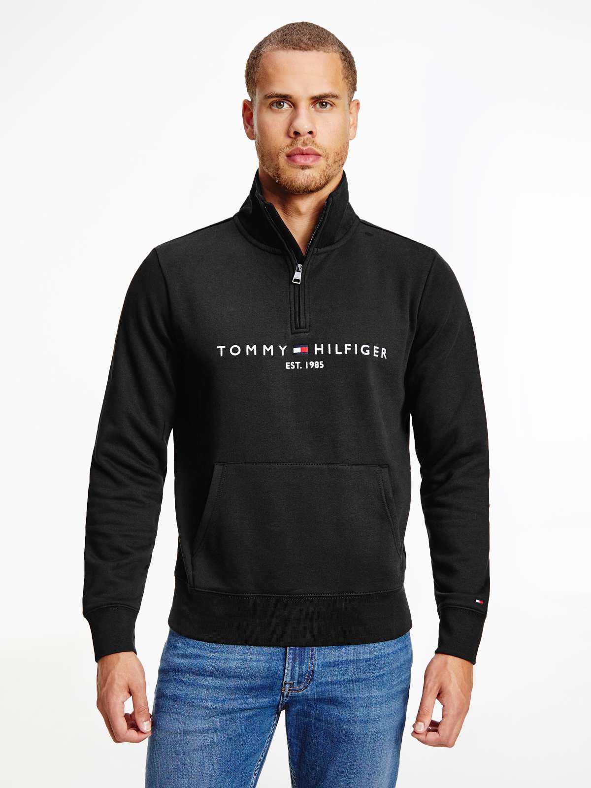 толстовка TOMMY LOGO MOCKNECK