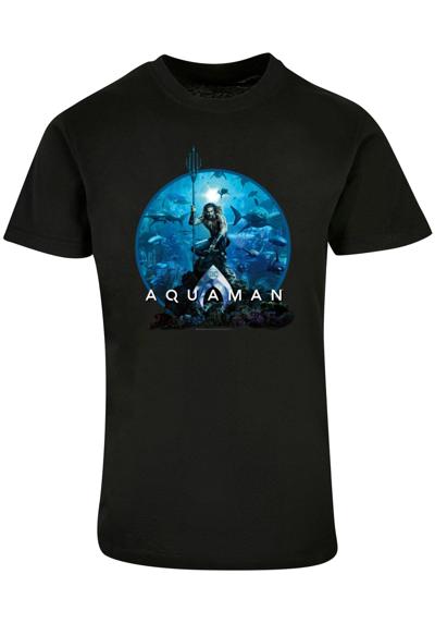 футболка»Herren Aquaman - Circle Poster Basic T-Shirt«