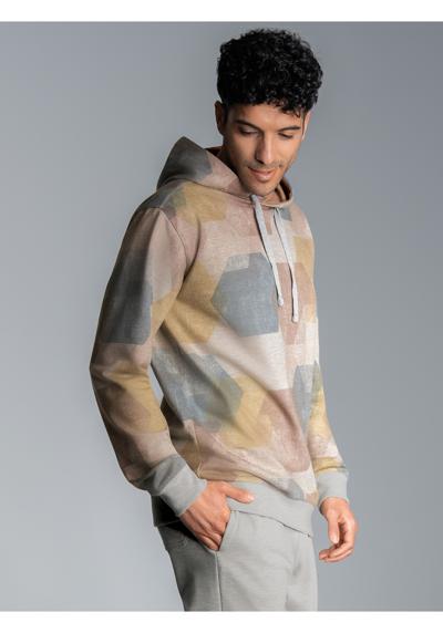 толстовка»TRIGEMA Hoodie mit modischem Allover-Print«