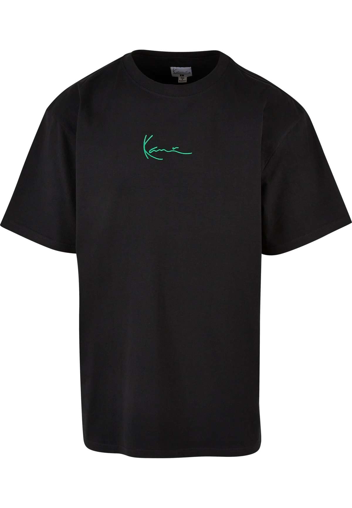 Рубашка с коротким рукавом»Herren Small Signature Green Logo Tee black«