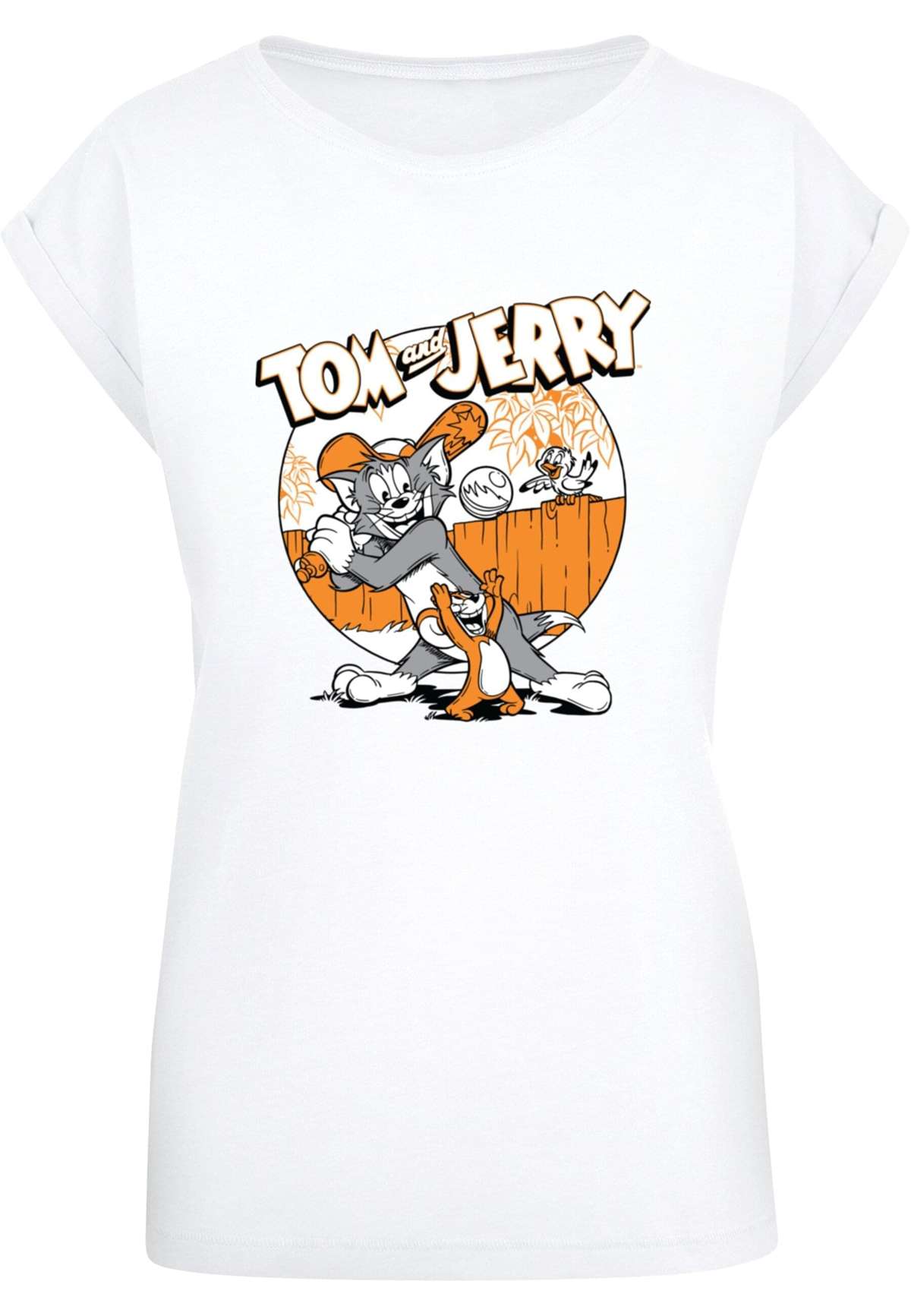 футболка »Damen Ladies Tom and Jerry - Baseball T-Shirt«