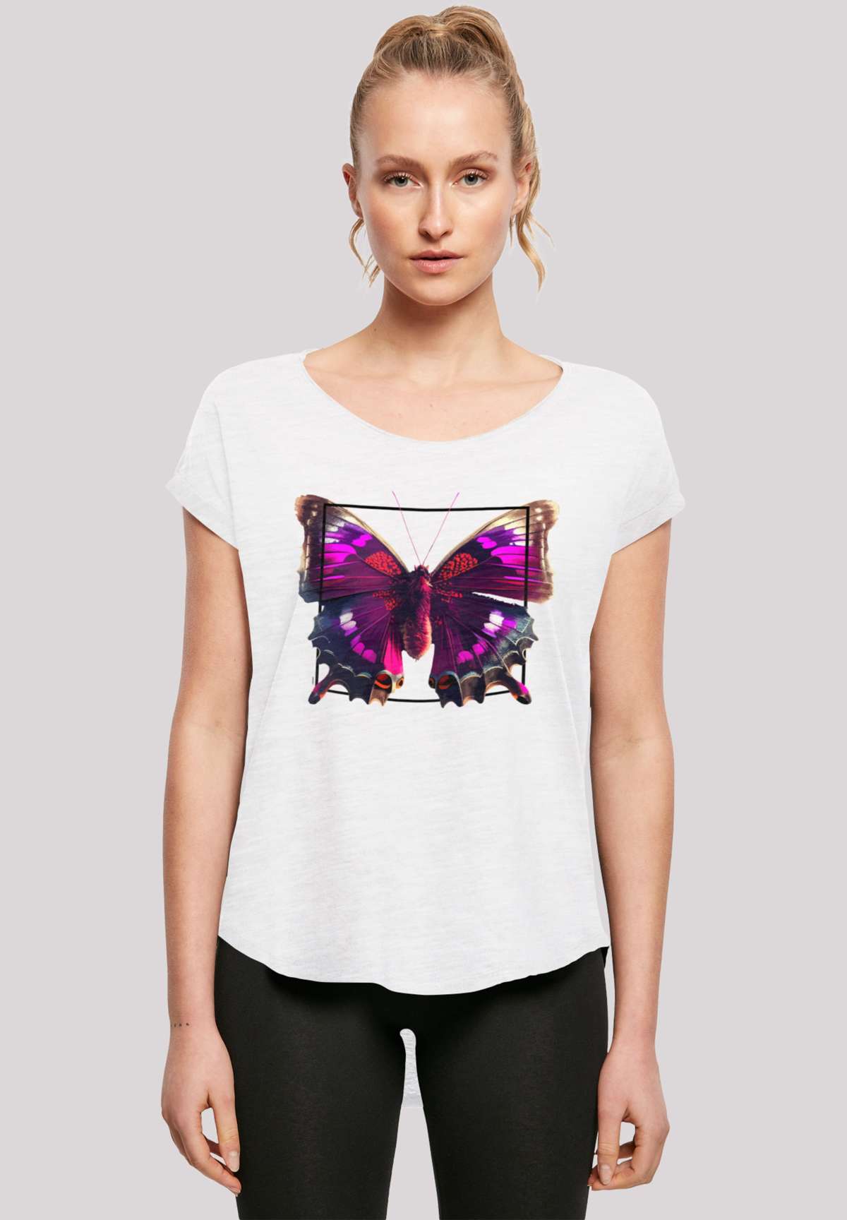 футболка »Pink Schmetterling LONG TEE«