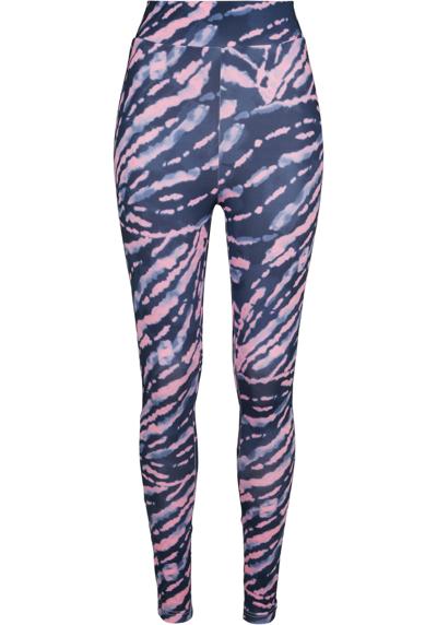 леггинсы Urban Classics Damen Ladies High Waist Tie Dye Leggings